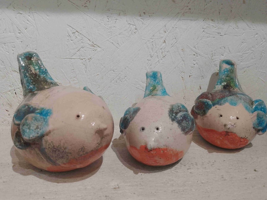 Raku robins large