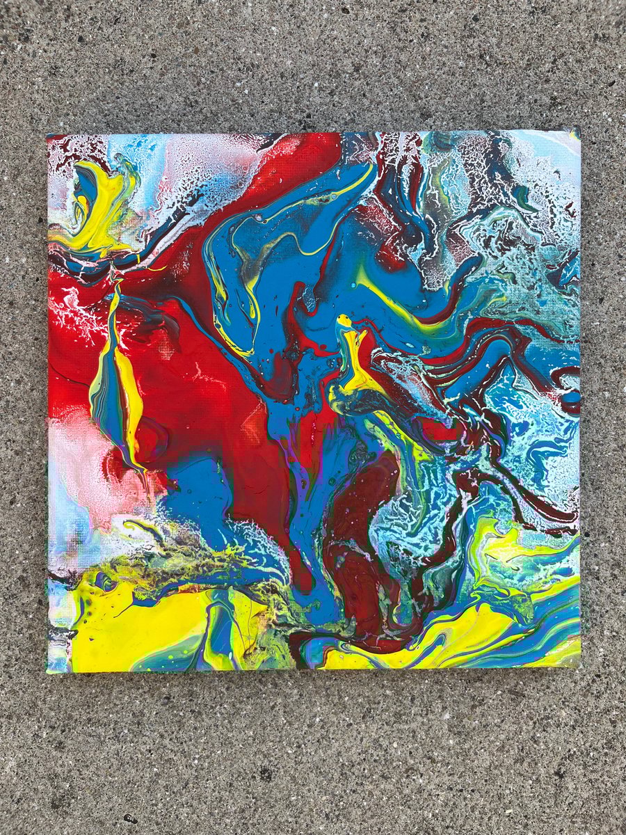 Canvas Marble Painting