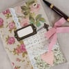 Handmade covered journal