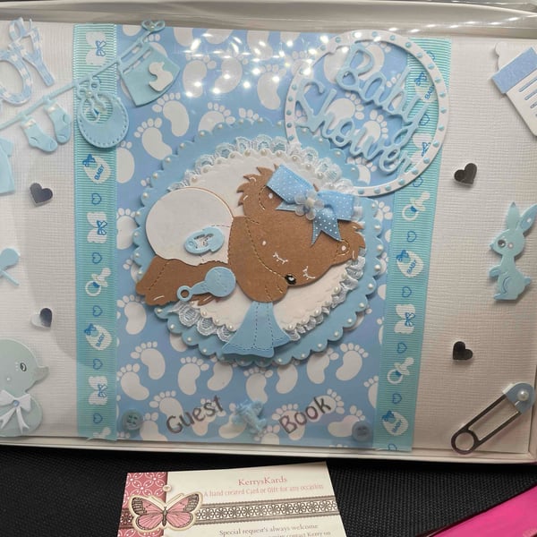 Baby boy baby shower Guest Book