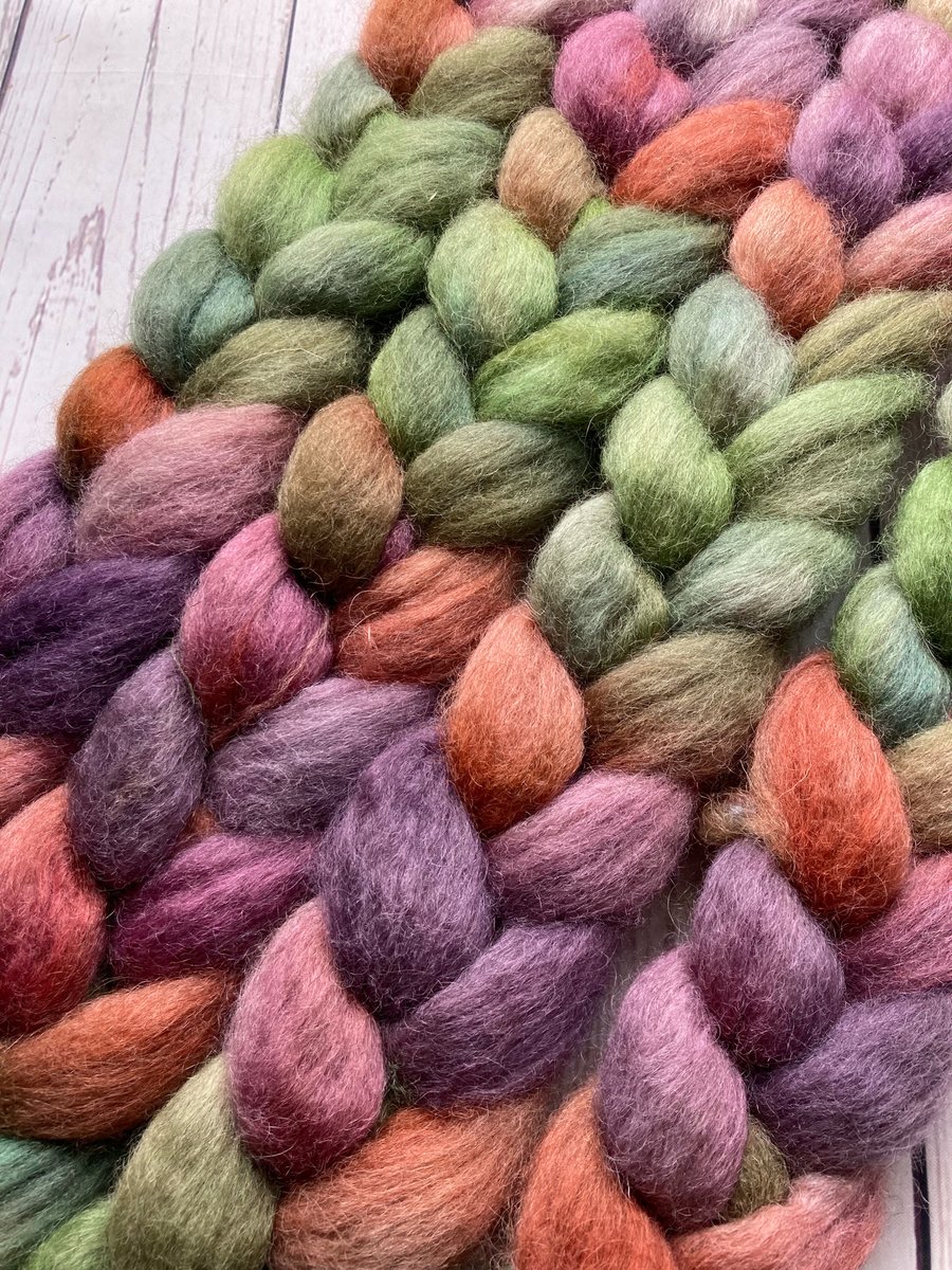 Gotland Spinning fibre 100g Thistle