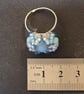 Turquoise Blue Glass Ring - Image 2