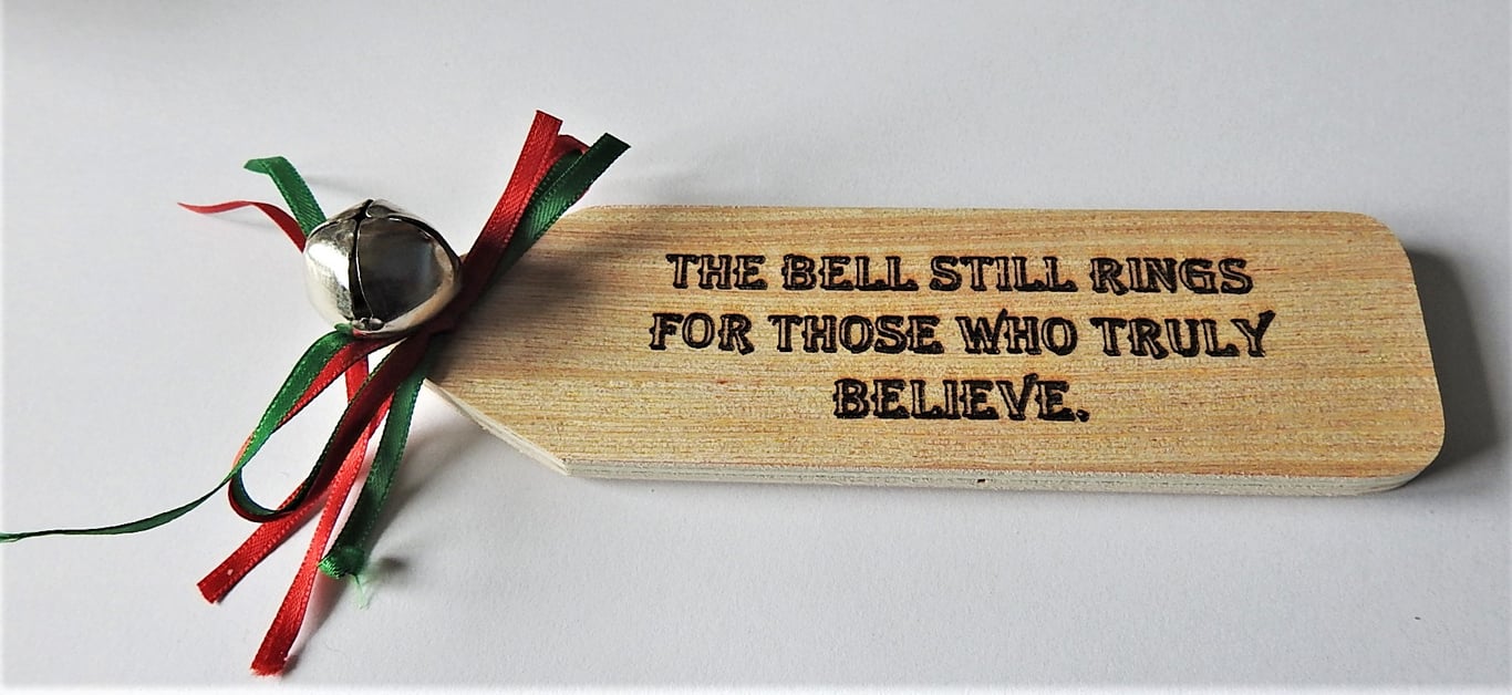 Magic bell to see if you believe in Father Christmas at xmas time