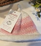 Designer Baby Girl's Knotted Fairisle Rolled Beanie Hat 0-3 months size  - Image 5
