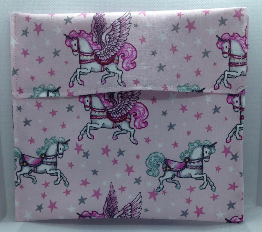 SALE - Sandwich Bag (Unicorns) PB10