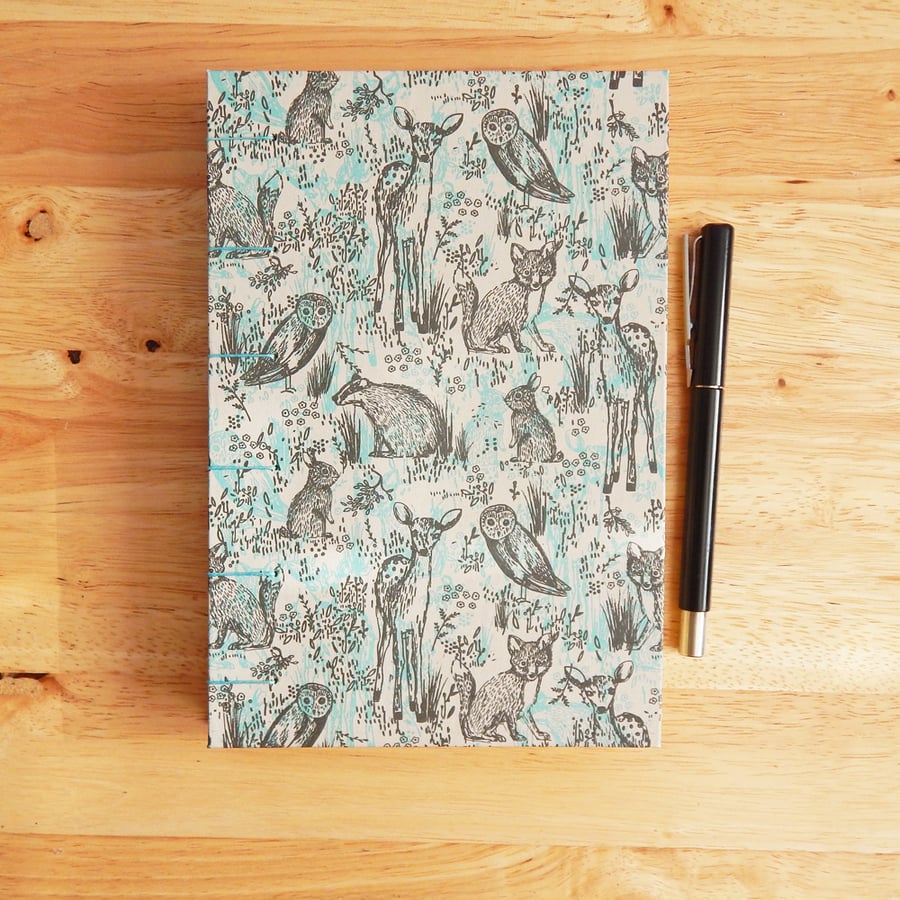 Fairytale Woodland Journal, hand made notebook ... - Folksy