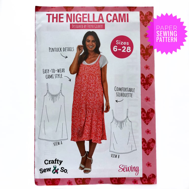 Paper Sewing Pattern, Camisole Top and Dress, New and Unopened (007M)