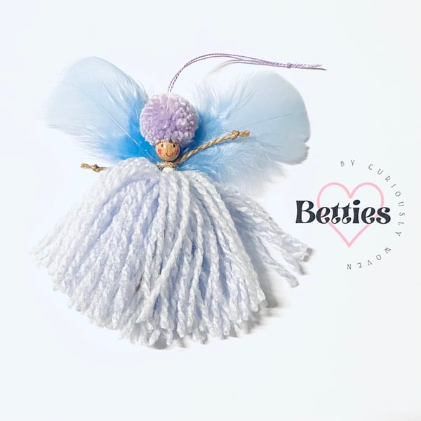 Mini Fairy Hanging Decoration - Lavender Betty