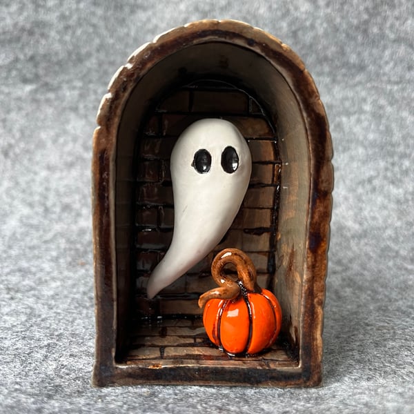 Ghost Shrine Dungeon Diorama Ornament 