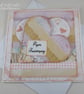 Handmade collage Paper (1st) Anniversary card - Image 5