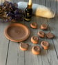 Essential Oil Diffuser - Clay Paw Dish with Aroma Stones - Image 4