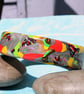 Designer Bangle - Abstract Pop Art Style in Rich Colours - Handmade - Artisan - Image 6