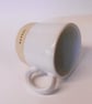 London Logo Mug with Shiny Tin white Glaze. - Image 5