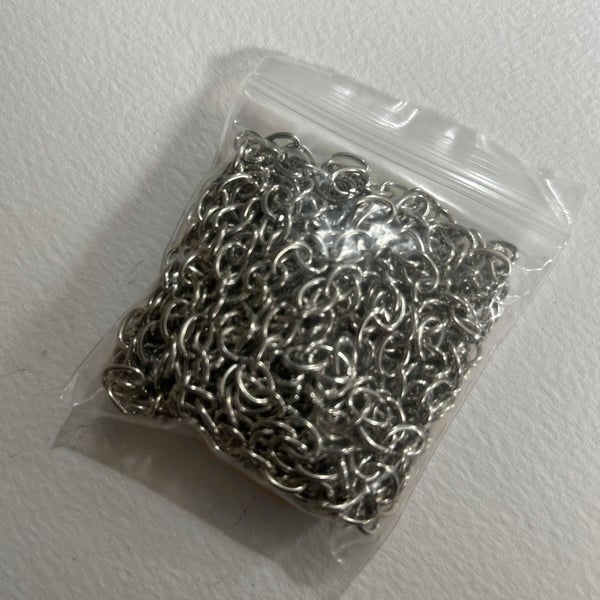 Silver chain for jewellery making (f4)
