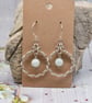 Handmade Jadeite and Sterling Silver Earrings - Image 5