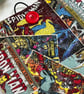 Handmade Padded Book Bag,: Book Cover, Marvel Inspired, Book Protector - Image 5