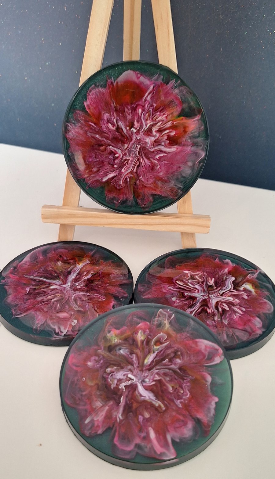 3D Resin Bloom Coaster