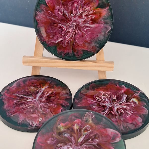3D Resin Bloom Coaster
