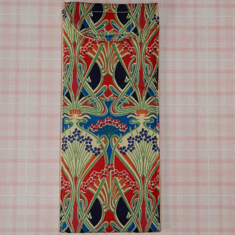 Glasses case - Liberty print red