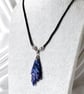 Blue Aura  Black Kyanite Necklace - Image 1