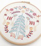 Christmas Embroidery Kit - ContemporaryChristmas Embroidery Kit, Hand Embroidery - Image 6