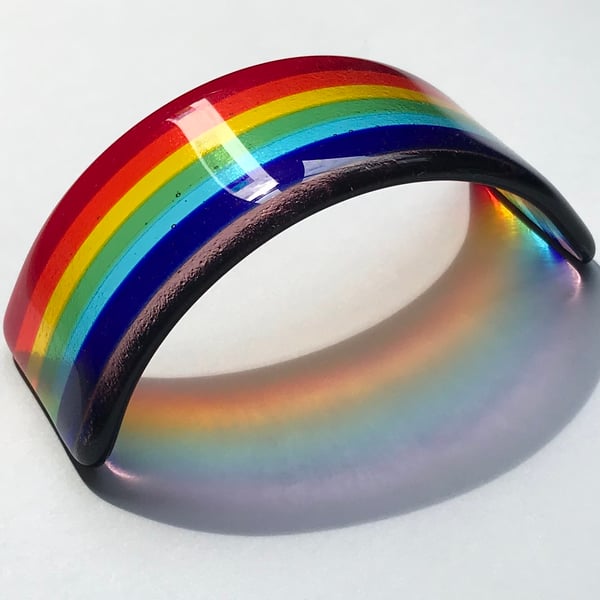 Mini Fused Glass Rainbow