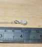Tiny silver Rainbow Moonstone Pendant. June birthstone. - Image 6