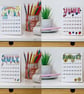 2027 Mini Desk Calendar with Journal Prompts - Image 5