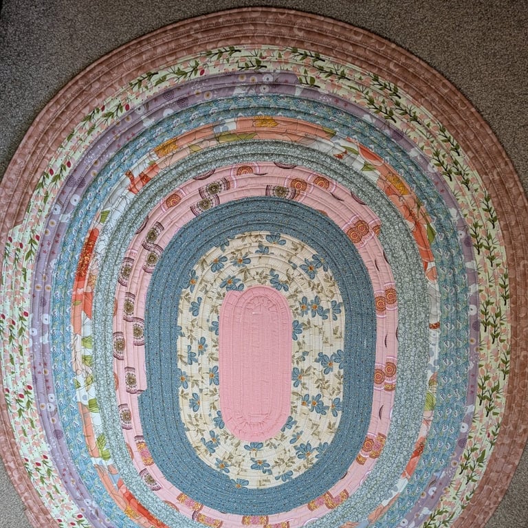 Meadow Twist - jelly roll rug
