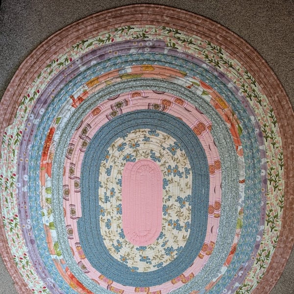 Meadow Twist - jelly roll rug