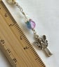 Beaded bag charm, journal, planner or clip on charm, hand made gift - Image 2