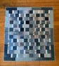 Up cycled, denim quilted throw.  - Image 1