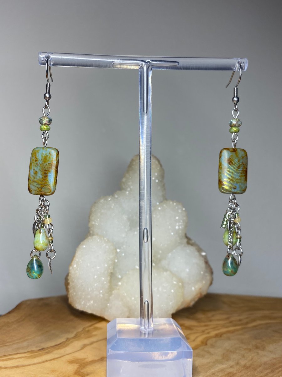 Fearne - Forest Fern Earrings 