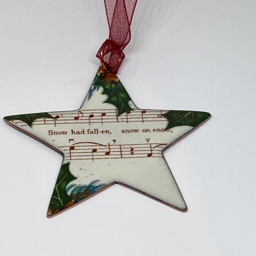 Snow had fallen Christmas Decoration