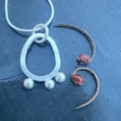 Silver  Seed Pod Necklace