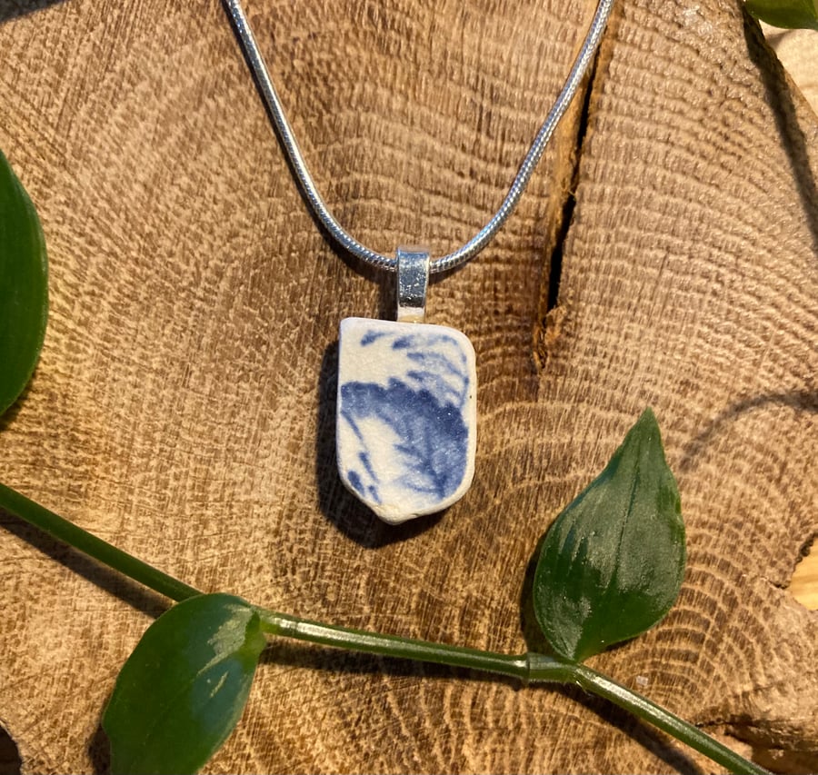 Sea pottery pendant 