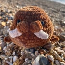 Dark Brown Plushie Walrus
