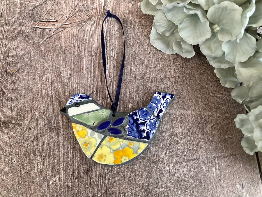 Small Handmade Mosaic Bird