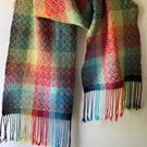 Staithes Sun Reflected Handwoven Lambswool & Cotton Scarf