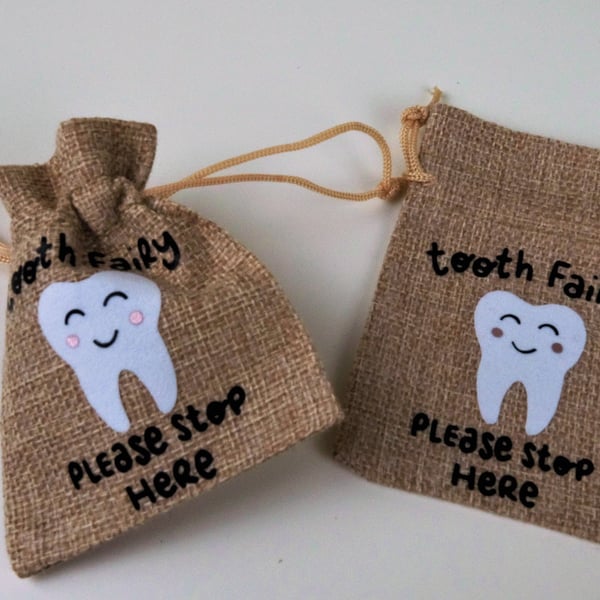 Tooth Fairy Drawstring Bag