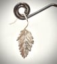 Tomayto Tomato - Silver tomato leaf earrings - Image 3