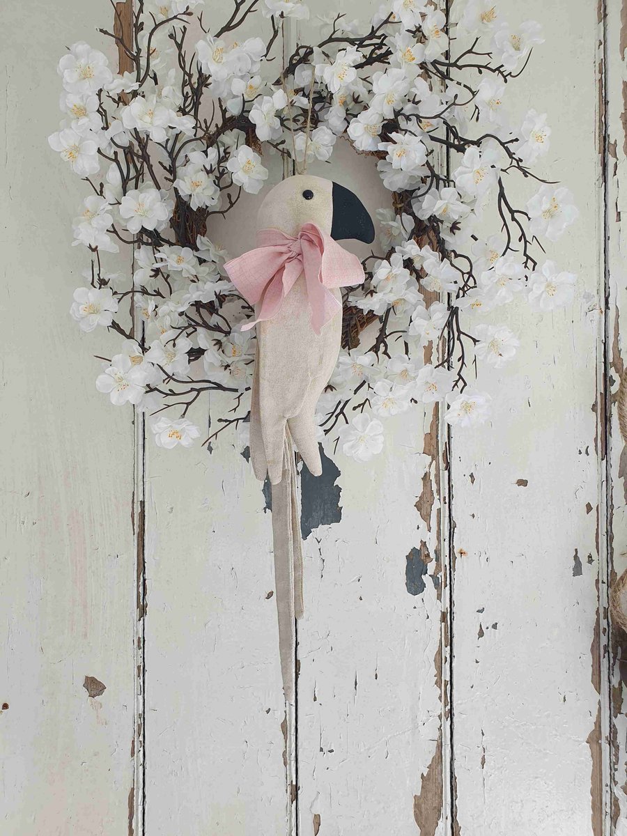 Primitive Style Parrot hanging decoration