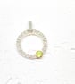 Peridot Gold and Silver Pendant Handmade  - Image 1