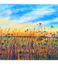 Set of Four Colourful Fen Scene and Woodland Blank Greeting Cards - Image 5