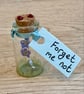 Forget-me-not memorial message in a jar for breavement or loss - Image 1