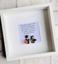 The Nightmare Before Christmas Jack & Sally Skellington Personalised Frame
