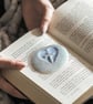 Prayer Cross Stone, Wedding Oath Stone, Hand Carved Rock, Thoughtful Memorial