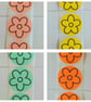 40 'Lazy Daisy' Thermal Printed Stickers (Lazy daisy mix)  - Image 3