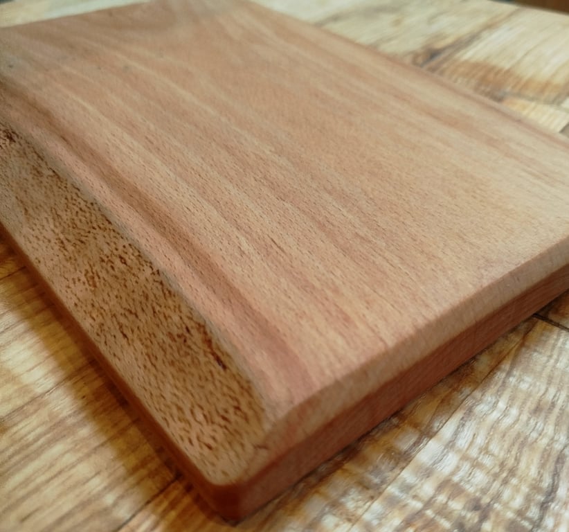 Handmade Beech Wood Live Edge Chopping Board