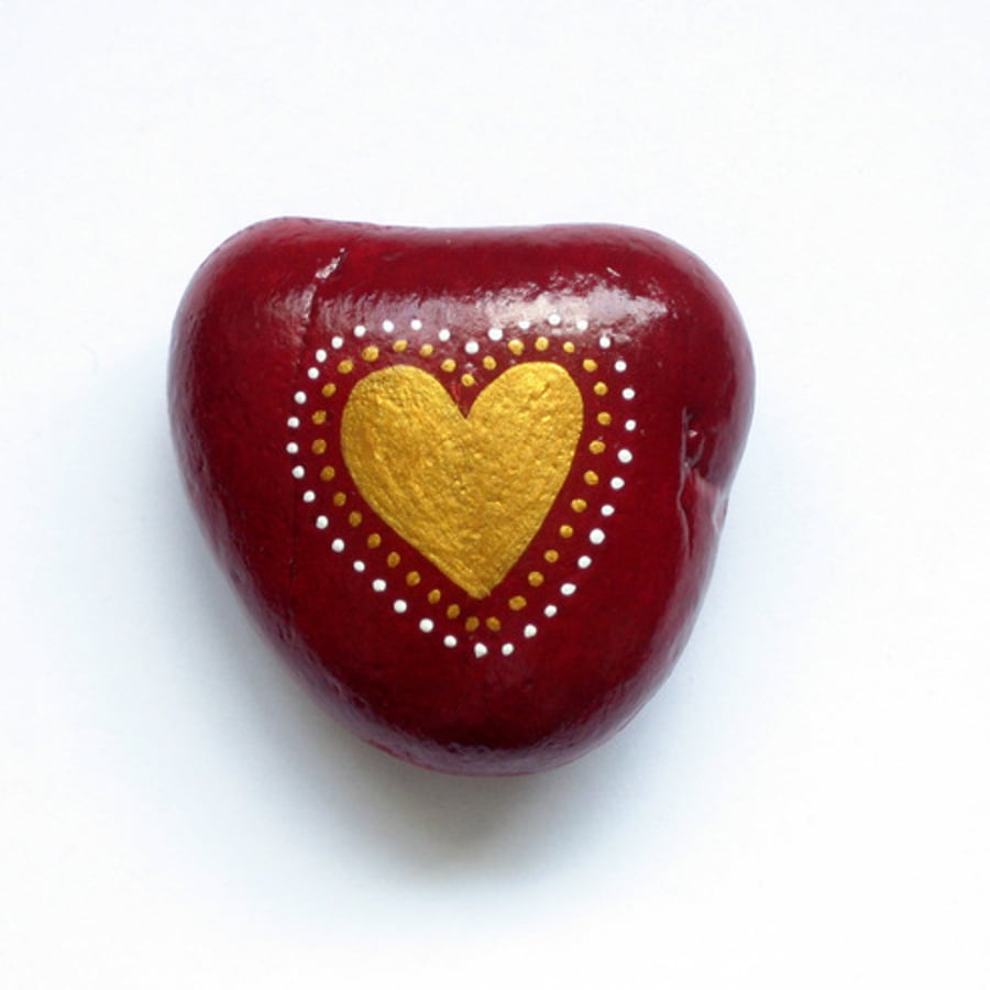 RESERVED Heart stone